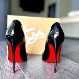 Christian Louboutin So Kate Patent Pointed-Toe Red Sole Pump